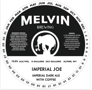 Melvin Brewing Imperial Joe April 2023