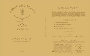 Wheatland Spring Farm + Brewery Checkpoint