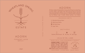 Wheatland Spring Farm + Brewery Adorn