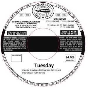 Cigar City Brewing Tuesday