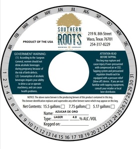 Southern Roots Brewing Company Azucar De Oro