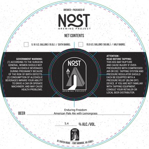 Nost Brewing Project Enduring Freedom