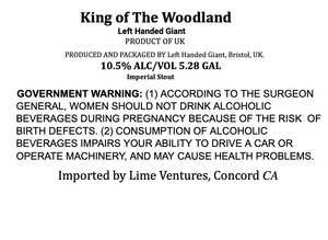 Left Handed Giant King Of The Woodland April 2023