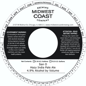 Midwest Coast Brewing Company San O April 2023