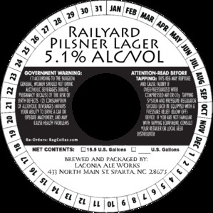 Laconia Ale Works Railyard Pilsner Lager