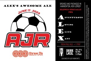 Alex's Awesome Ale April 2023