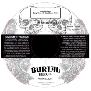 Burial Beer Co. Immortal Chalice