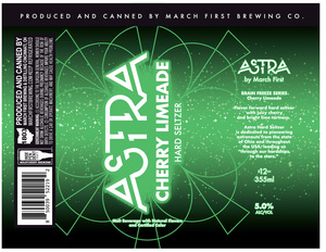 Astra Cherry Limeade Hard Seltzer