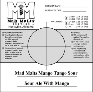 Mad Malts Mango Tango Sour 