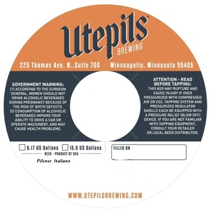 Utepils Brewing Pilsner Italiano