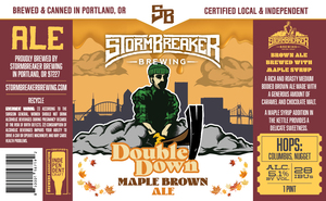 Stormbreaker Brewing Double Down Maple Brown