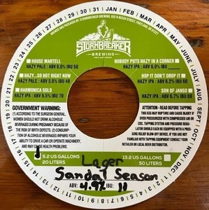 Stormbreaker Brewing Sandal Season