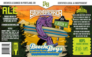 Stormbreaker Brewing Beech Boys Grapefruit, Lime, And Blood Orange Kettle Sour