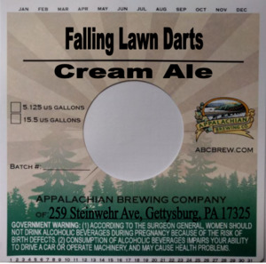 Falling Lawn Darts Cream Ale 