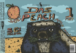 Jackalope Brewing Co. Das Peach