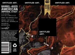 Untitled Art. Barrel-aged American Imperial Stout