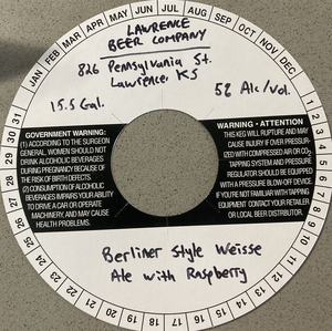 Berliner Style Weisse Ale With Raspberry May 2023
