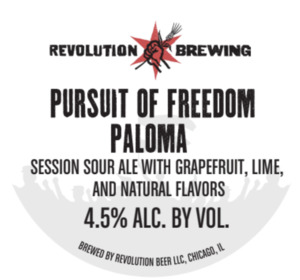 Revolution Brewing Pursuit Of Freedom Paloma May 2023