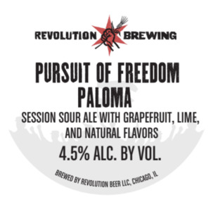 Revolution Brewing Pursuit Of Freedom Paloma