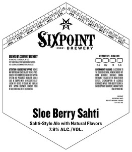 Sixpoint Sloe Berry Sahti