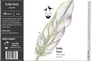 Bald Birds Brewing Co. Fickle Finch May 2023