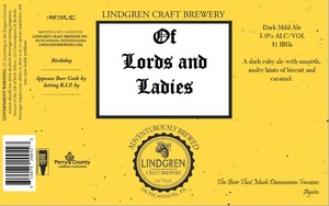 Lindgren Craft Brewery Inc Of Lords And Ladies