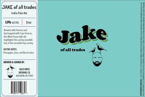 Bald Birds Brewing Co. Jake Of All Trades