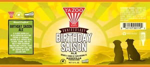 Yazoo Birthday Saison Ale 