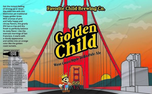 Favorite Child Brewing Co. Golden Child West Coast Style India Pale Ale