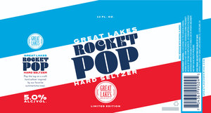 Great Lakes Brewing Co Rocket Pop Hard Seltzer May 2023