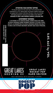 Great Lakes Brewing Co Rocket Pop Hard Seltzer May 2023