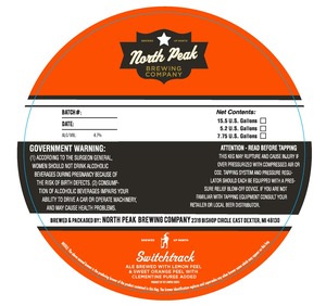 North Peak Brewing Company Switchtrack May 2023