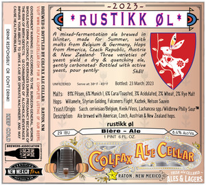 Colfax Ale Cellar Rustikk Øl