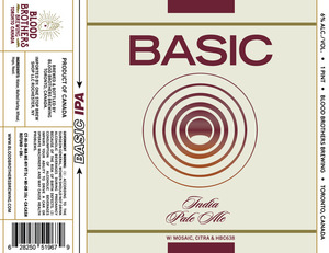 Blood Brothers Brewing Basic India Pale Ale
