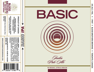 Blood Brothers Brewing Basic India Pale Ale May 2023
