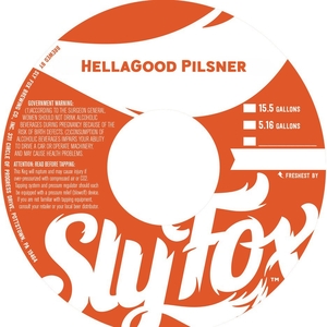 Sly Fox Brewing Co. Hellagood Pilsner May 2023