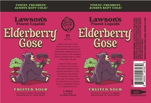 Lawson's Finest Liquids Elderberry Gose