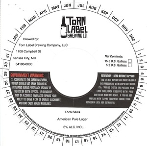 Torn Label Brewing Company Torn Sails