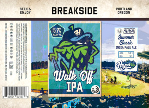 Breakside Brewery Walk Off IPA May 2023