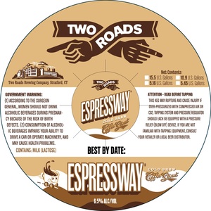 Two Roads Espressway Cold Brew May 2023