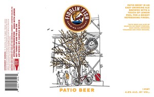 Fiddlin' Fish Brewing Company Patio Beer