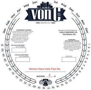 Vonc Brewing Co. Montco Haze India Pale Ale