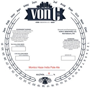 Vonc Brewing Co. Montco Haze India Pale Ale