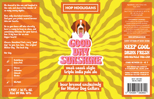 Hop Hooligans Good Day Sunshine May 2023