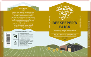 Beekeeper's Bliss Belgian Style Wheat Ale