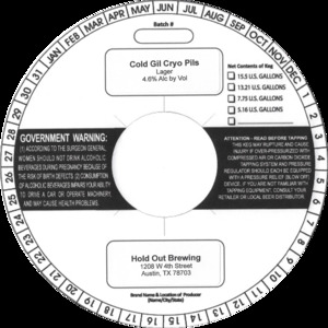 Cold Gil Cryo Pils 
