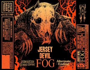 Abomination Brewing Company Jersey Devil Fog May 2023