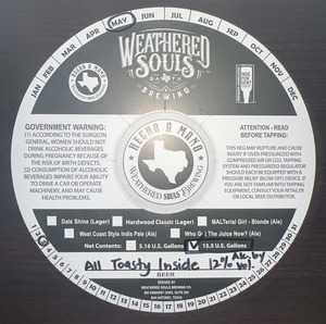 Weathered Souls Brewing Co. All Toasty Inside May 2023