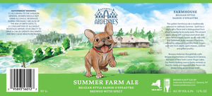 Brewery Ardennes Summer Farm Ale Belgian Style Saison D'epeautre
