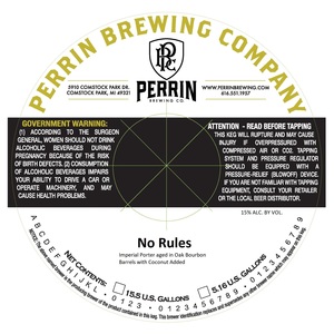 Perrin Brewing Company No Rules